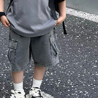 Quần đùi jean cho bé Batala Kids, QUẦN SHORT JEAN TÚI HỘP bé trai bé gái từ 10-30kg