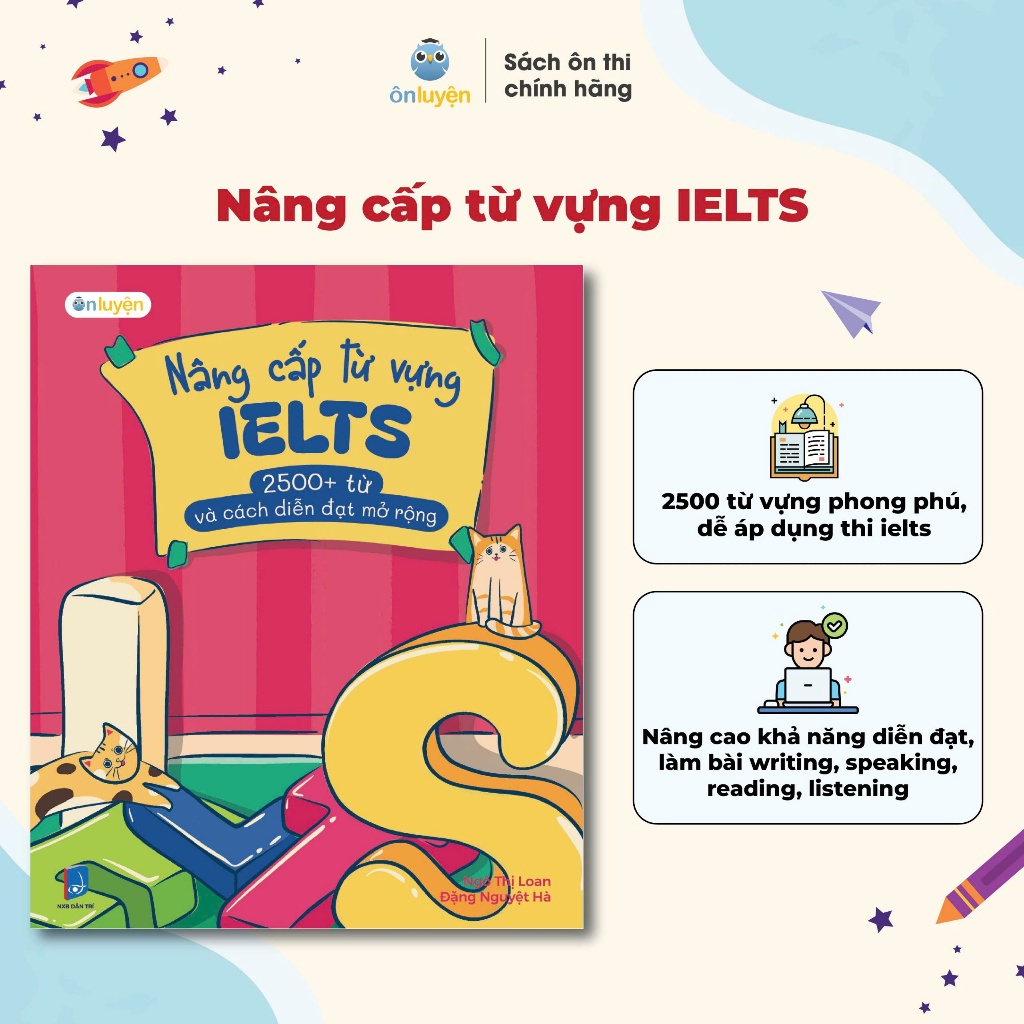Ảnh Combo Sách Nâng cấp từ vựng IELTS và Takenote Từ vựng IELTS theo band 1