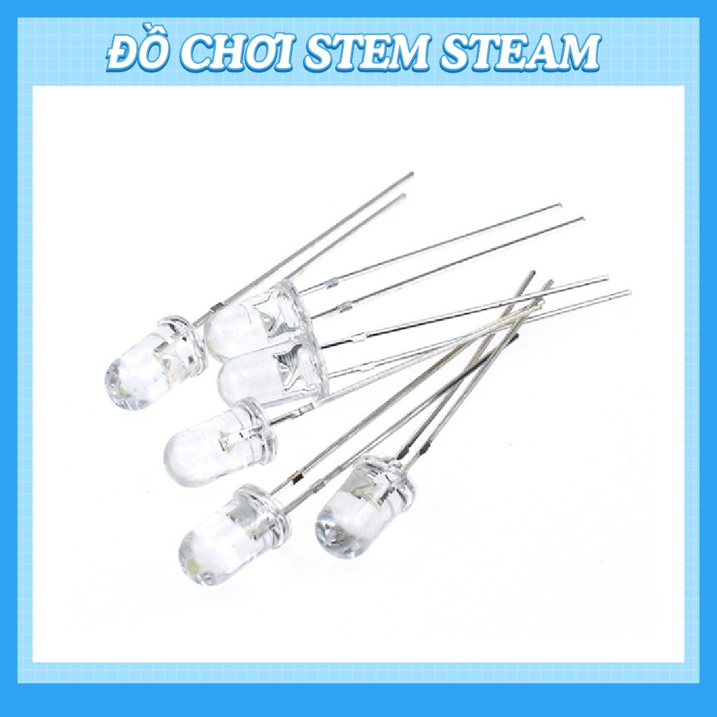 Đèn LED mini (combo 10 bóng) - Phụ kiện lắp ráp đồ chơi STEM STEAM ...