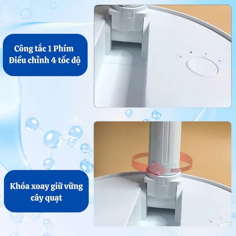 Quạt Tích Điện Pin Trâu Loại To 15.000mAh 4 Tốc Độ Gió, Dùng 20 Giờ, Quạt Sạc Tích Điện Để Bàn Z24