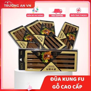 Đũa Gỗ Kang Fu Lin KFL tự nhiên cao cấp, Đũa ăn an toàn lành tính cao cấp - Trường An VN