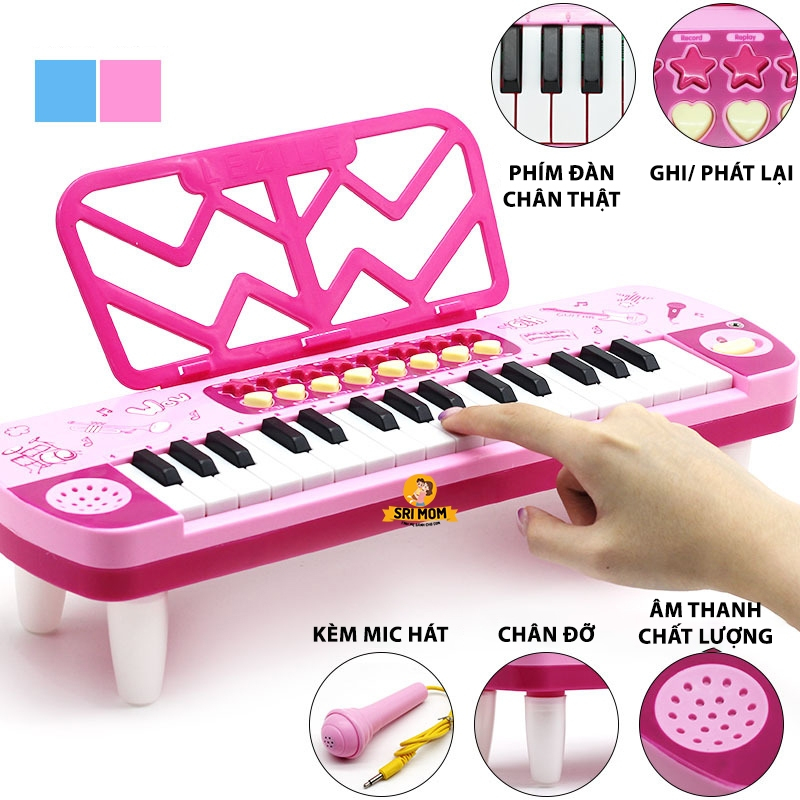 Đàn Piano 3206 32 Phím Kèm Theo Mic Cho Bé, Đồ Chơi Nhạc Cụ Đàn Organ Có Nhạc Có Giá Đỡ, Giúp Bé Phát Triển Tư Duy | Shopee Việt Nam