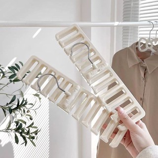 Móc treo thắt lưng 30x7.5x1.5cm đa năng 10 khe bằng nhựa tiện dụng