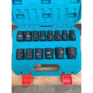 ĐỒ NGHỀ TOTAL Bộ 14 đầu tuýp 1/2 inch THISTD12141