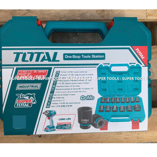 ĐỒ NGHỀ TOTAL Bộ 14 đầu tuýp 1/2 inch THISTD12141