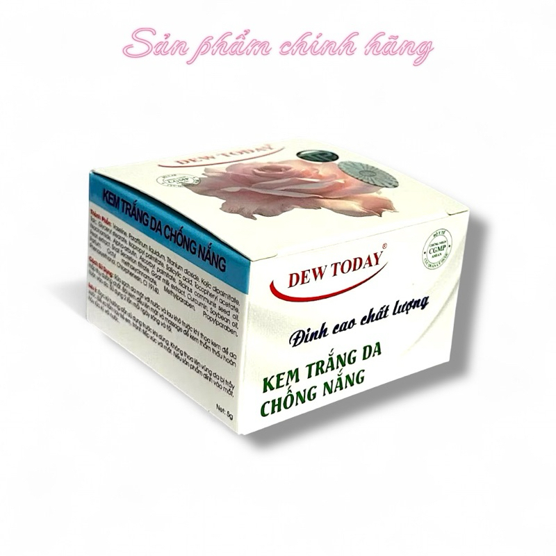 Kem Dew Today trắng da chống nắng 5gram