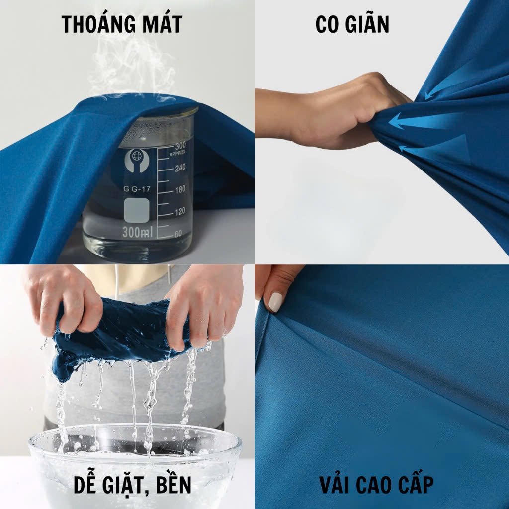 Bộ Scrubs chất liệu cotton lạnh cao cấp cổ tim màu đen, mềm mại, chống hút mồ hôi tốt, spa, y tế