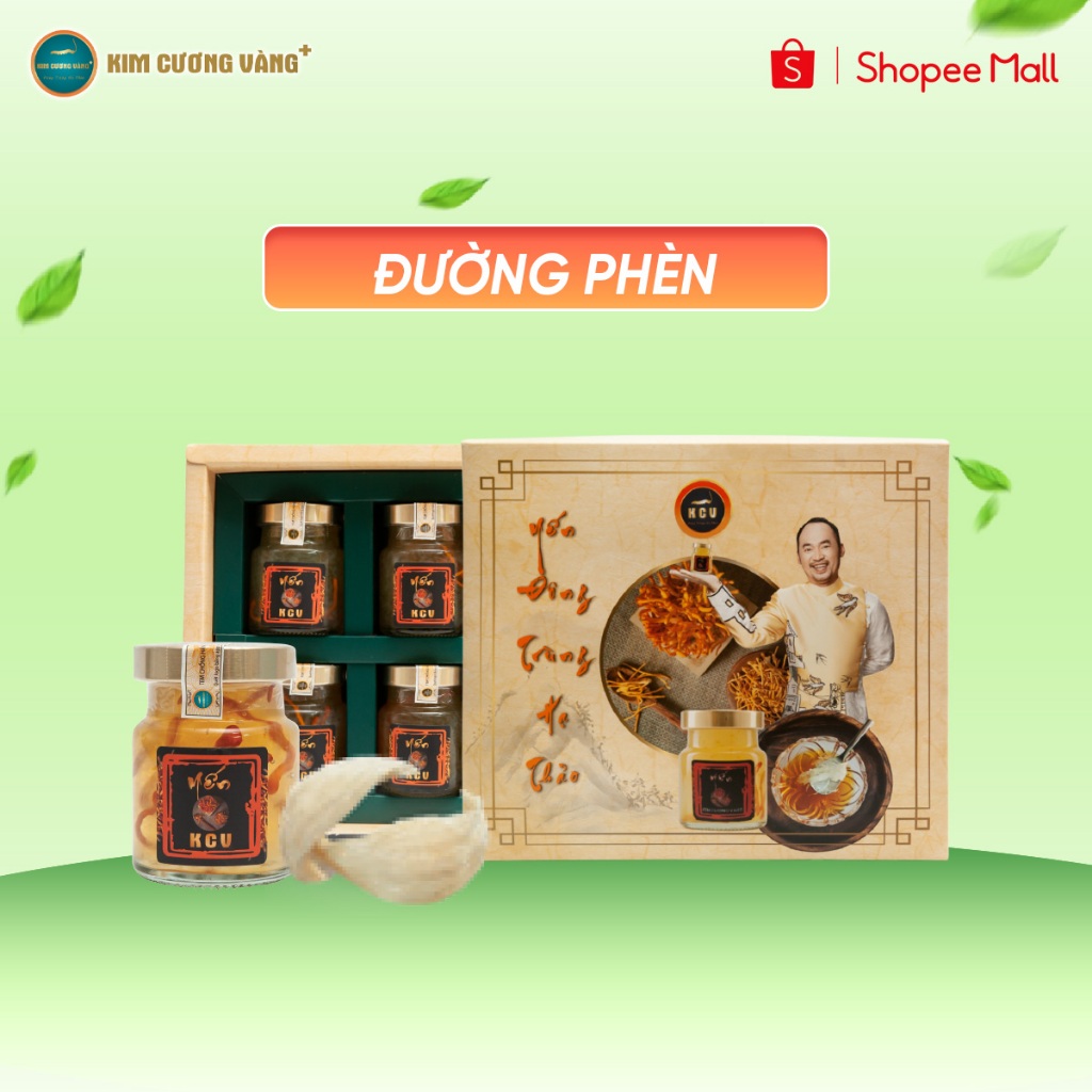 Ảnh Yến Đông Trùng Hạ Thảo Kim Cương Vàng - Dưỡng Da, Ngăn Ngừa Lão Hóa, Hỗ Trợ Điều Hòa Huyết Áp (6 Lọ/Hộp x 70ml/Lọ) 2