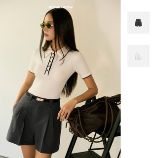 Quần Short Nữ Pleats High Waist,Chất Vải Bố Cotton Thoải Mái,WQS017 SOME HOW STORE