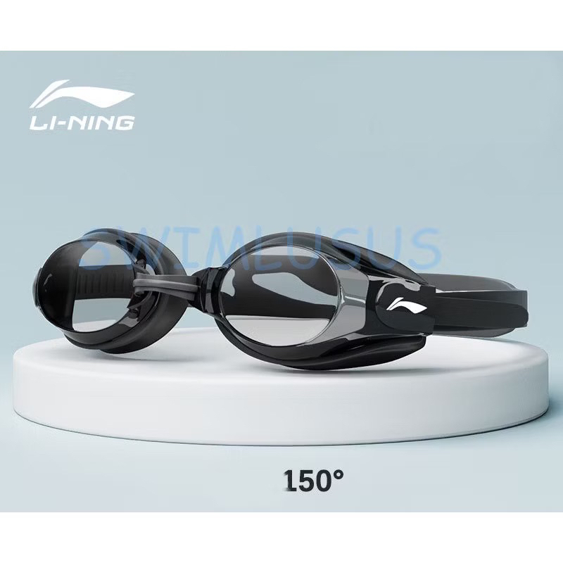 🆘Kính Bơi Li-Ning Chống Nước, Chống Sương Mù, Fullbox Cao Cấp, Tặng bịt tai