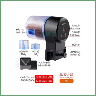Máy Cho Cá Ăn Tự Động SUNSUN AK01S - Dễ Dàng Sử Dụng