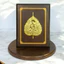 Tranh Lá Bồ Đề Chữ Phật A Di Đà ( 17x22cm ) - Đồ Đồng Cao Cấp - Cửu Diệu Thiên