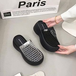 Sục xuồng LƯỚI đế bằng cao 7 phân chữ Min hottrend