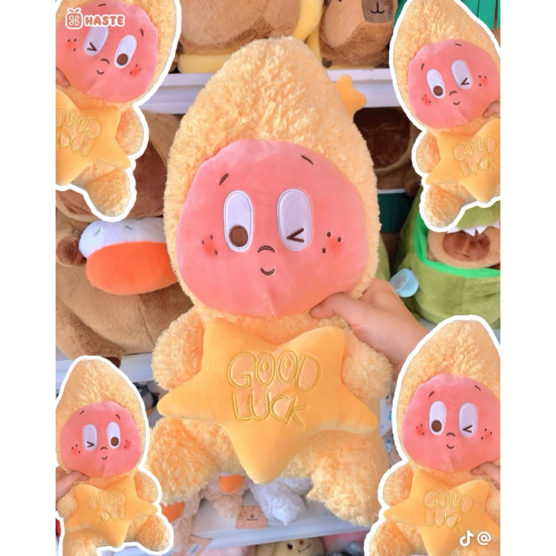 Gấu Thú Bông Twinkle Little Star Ngôi Sao Lông Xù Siêu Mềm Mịn Siêu Dễ Thương