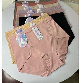 Yi31_ set 3-5 Quần lót cạp cao chất liệu cotton mềm mát giúp che khuyết điểm V2 và thiết kế nâng v3 cho nữ