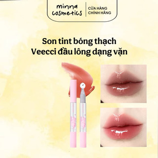 [Veecci] Son tint bóng VEECCI đầu lông dạng vặn 2g