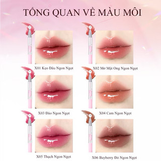 [Veecci] Son tint bóng VEECCI đầu lông dạng vặn 2g