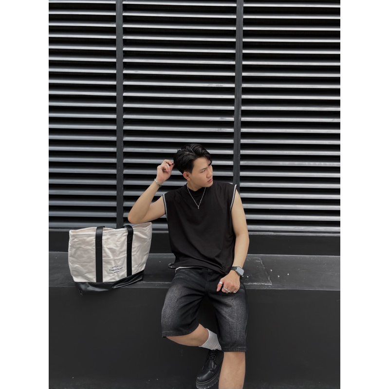 Áo Tank Top Nam Nữ Boxy Cotton 4 Chiều Form Rộng Unisex Basic Streetwear TMT.STU | TMTA31