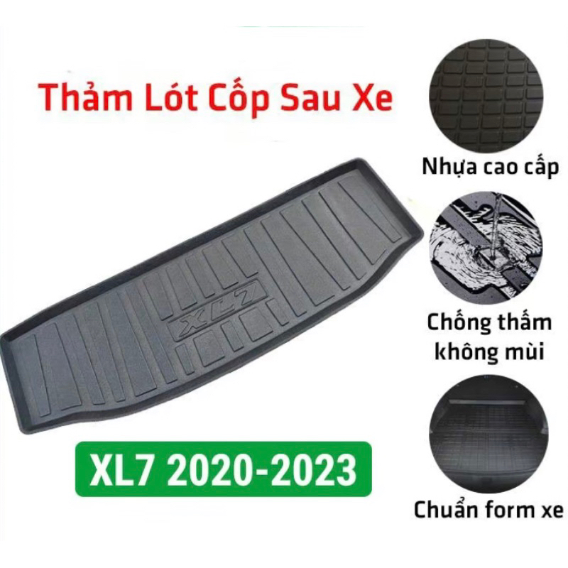 Lót cốp nhựa dẻo TPE xe XL7 2020-2025 không thấm nước, dễ dàng vệ sinh hàng cao cấp