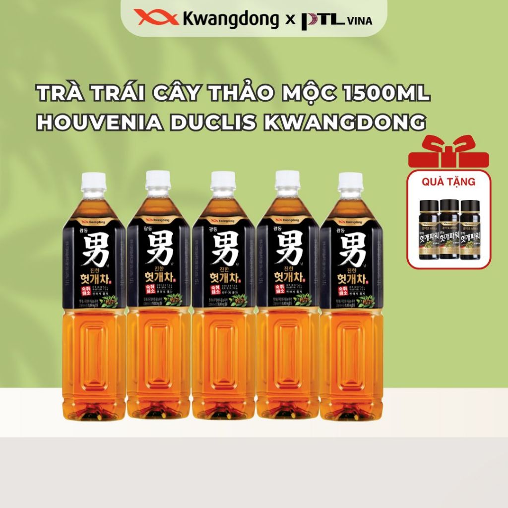 Ảnh Trà Mát Gan Houvenia Duclis KWANGDONG Hỗ Trợ Thanh Lọc Thải Độc Gan Tiện Lợi Dùng Hàng Ngày 50ml/1500ml 1