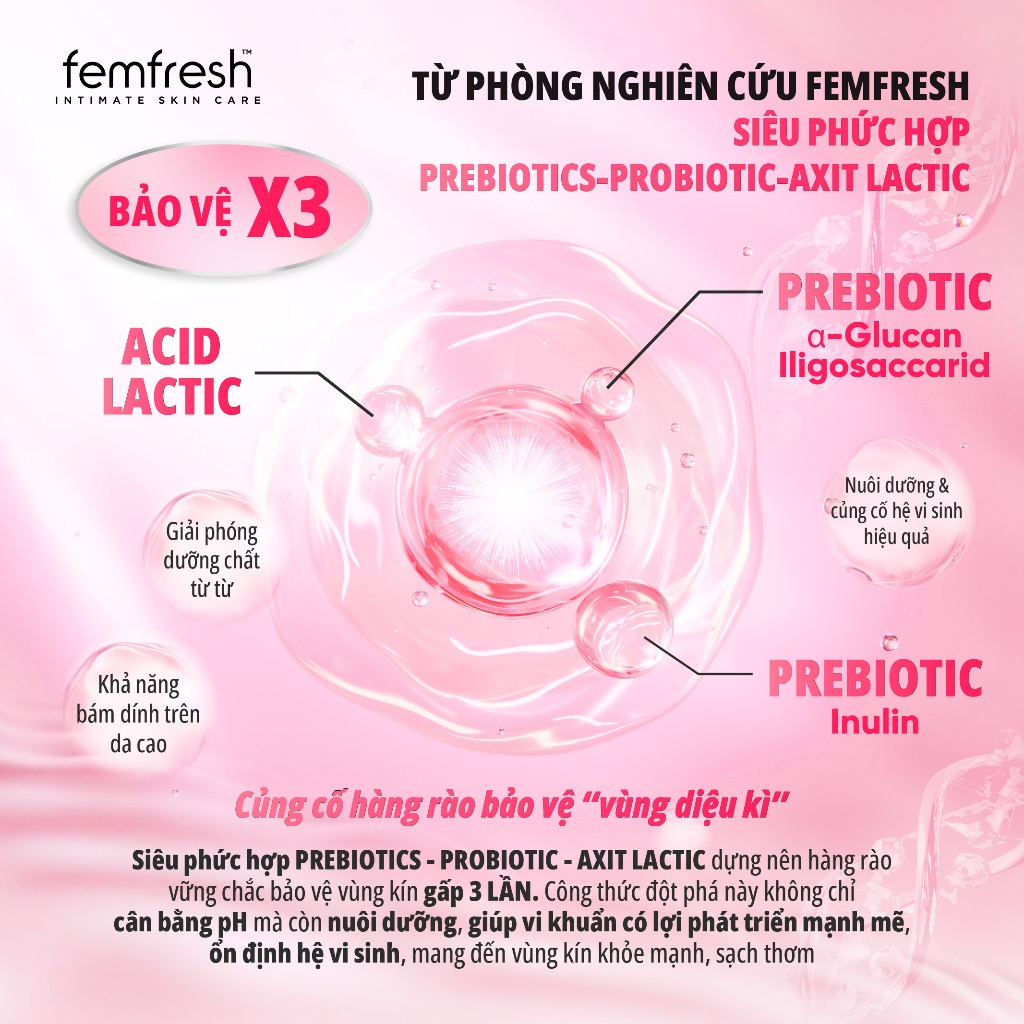 Ảnh Bọt vệ sinh phụ nữ cao cấp Femfresh - Giúp Dưỡng Ẩm, chống viêm, ngăn ngừa nấm ngứa- 150ml 2