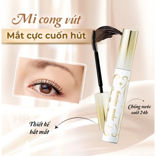 Mascara Màng Film Chuốt Cong Và Dài Mi 20th Mascara Kissme Long Up WP L25  Màu Đen 6g -Bản Giới Hạn