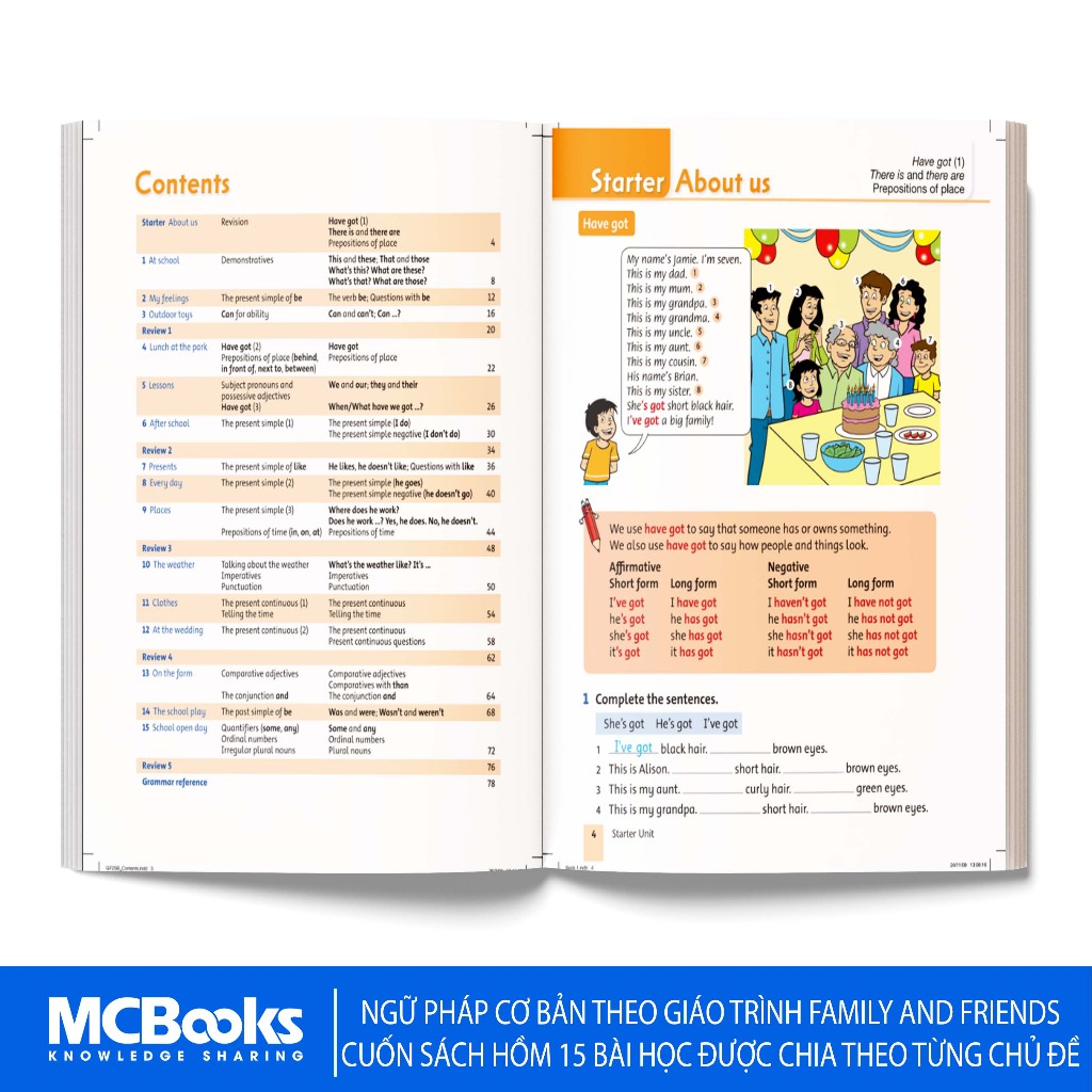 Sách - Grammar Friends - Ngữ pháp tiếng Anh dành cho các học sinh Tiểu học, THCS