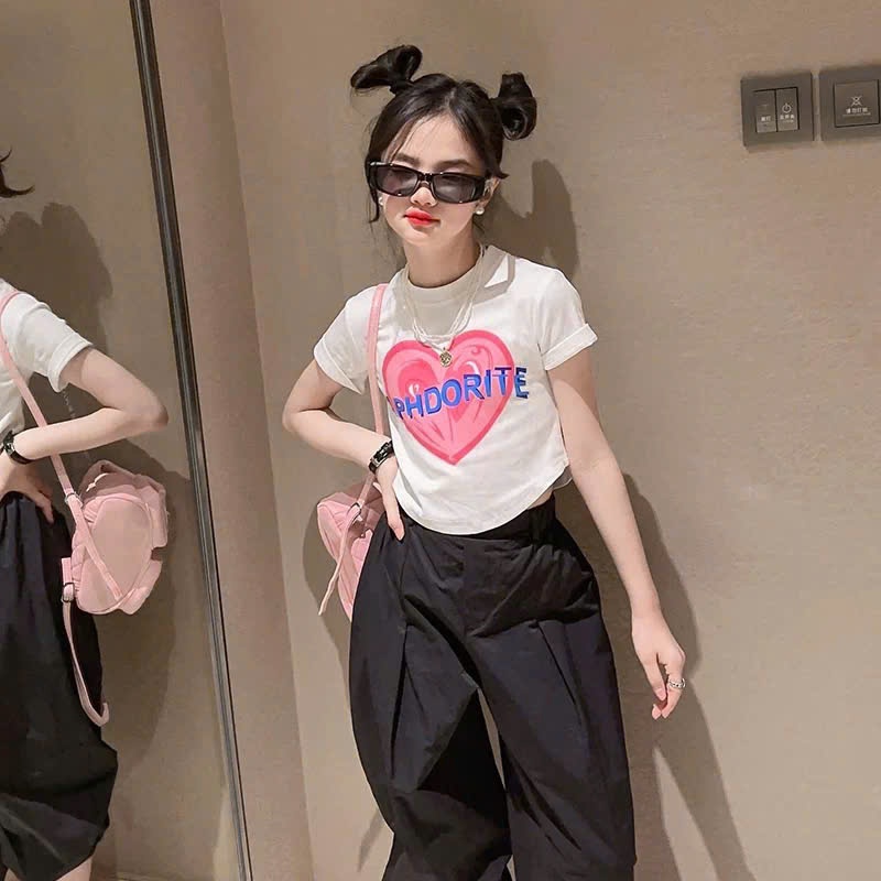 Áo croptop APHDORITE cho bé gái size đại BEESHOP H25079
