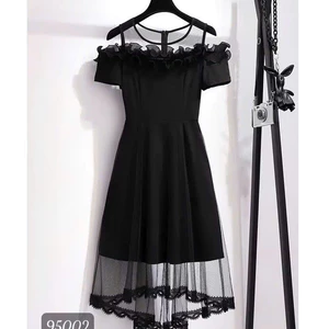 Đầm Nữ Dáng Xòe UMI PHỐI LƯỚI Thời Trang Mới Cực Đẹp