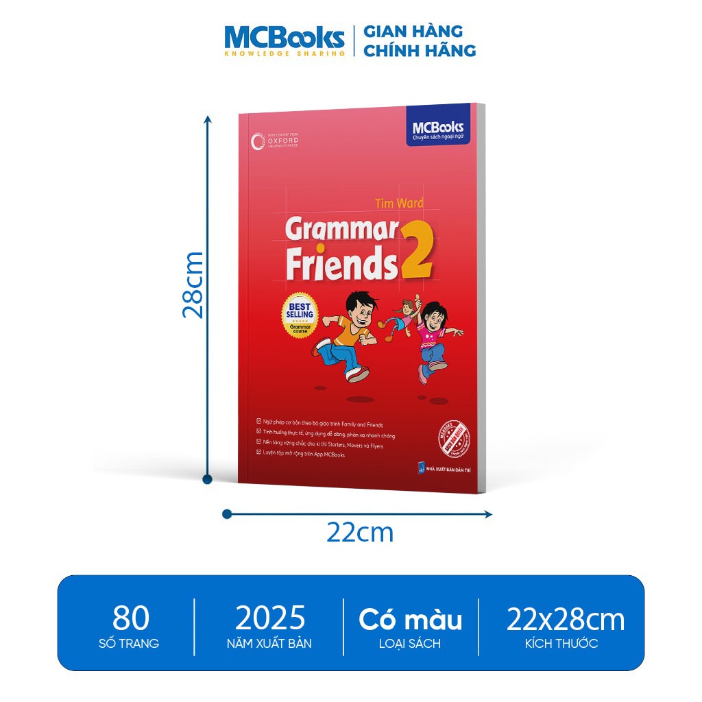 Sách - Grammar Friends - Ngữ pháp tiếng Anh dành cho các học sinh Tiểu học, THCS