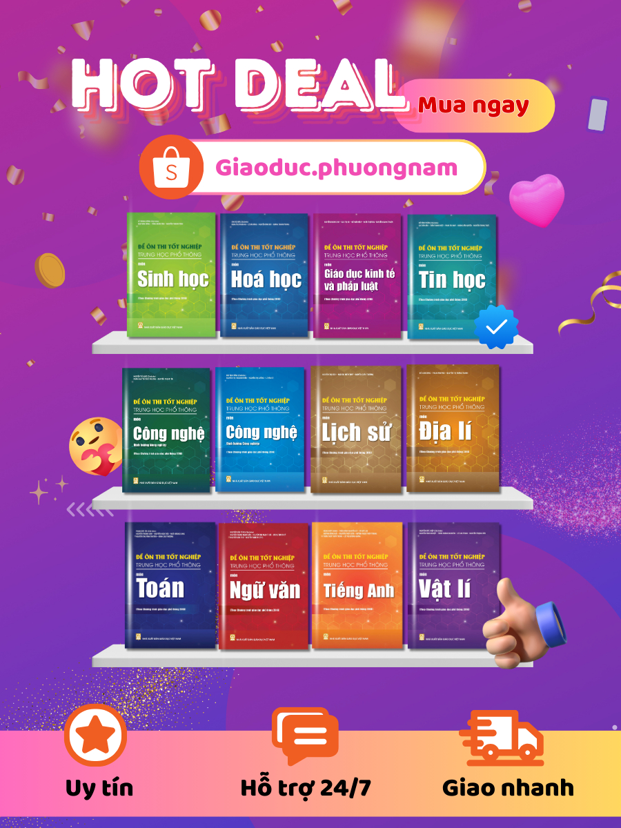 Ảnh Bộ sách Đề ôn thi tốt nghiệp Trung học phổ thông (Theo Chương trình giáo dục phổ thông 2018) 1