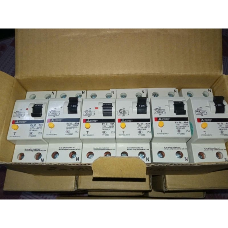 RCBO Mitsubishi chống giật chống chạm chập bảo vệ quá tải | Shopee Việt Nam