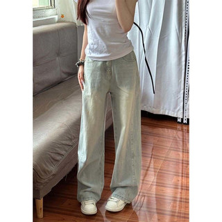 Quần Jean Ống Suông Màu Mài Wash Hottrend Dễ Mặc Minijean