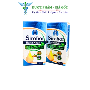 Siro Ho Hạnh Nhân Thảo Dược Giảm Ho, Bổ Phế, Khản Tiếng Kéo Dài - Chai 100ml