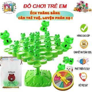 Ếch Cân Bằng, Đồ Chơi Xếp Hình Cây Cân Bằng Hình Chú Ếch Dễ Thương Cho Bé (Đồ chơi ếch thăng bằng mã 556-153 )
