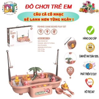 Đồ Chơi Câu Cá, Bộ Đồ Chơi Câu Cá Câu Vịt Trên Đảo ,Có Đèn Nhạc Nước Vui Nhộn Tư Duy Cho Bé ( Câu cá có nhạc )