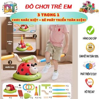 Bộ Đồ Chơi Vận Động Đa Năng,Đồ Chơi Bọ Rùa 3in1 Bản Cao Cấp Có Remote Điều Khiển  (Đồ chơi vận động 3in1 mã 296Y)