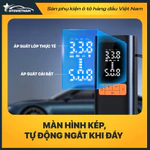 Bơm Lốp Điện Tử Nguồn Kép Jumbotec B03: Pin 6000mAh & Tẩu 12V, Đèn Pin & Sạc DP | Bảo Hành 12 Tháng — ảnh 6