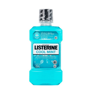 Nước súc miệng Listerine Cool Mint - Bảo vệ khoang miệng suốt 24h (Chai 250ml - 750ml)