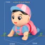 Đồ Chơi Em Bé Tập Bò Cho Bé BỐ KHỦNG LONG Yêu Giúp Bé Tập Bò Có Phát Nhạc Bé Di Chuyển Đồ Chơi Tập Bò Cho Bé