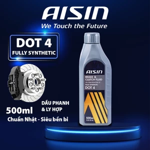 Dầu Phanh Và Ly Hợp Tổng Hợp AISIN Dot 4 500ml BFSDT405L