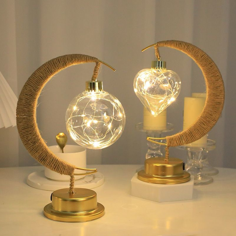 Đèn ngủ mặt trăng kèm đèn các loại, decor cực đẹp