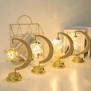 Đèn ngủ mặt trăng kèm đèn các loại, decor cực đẹp
