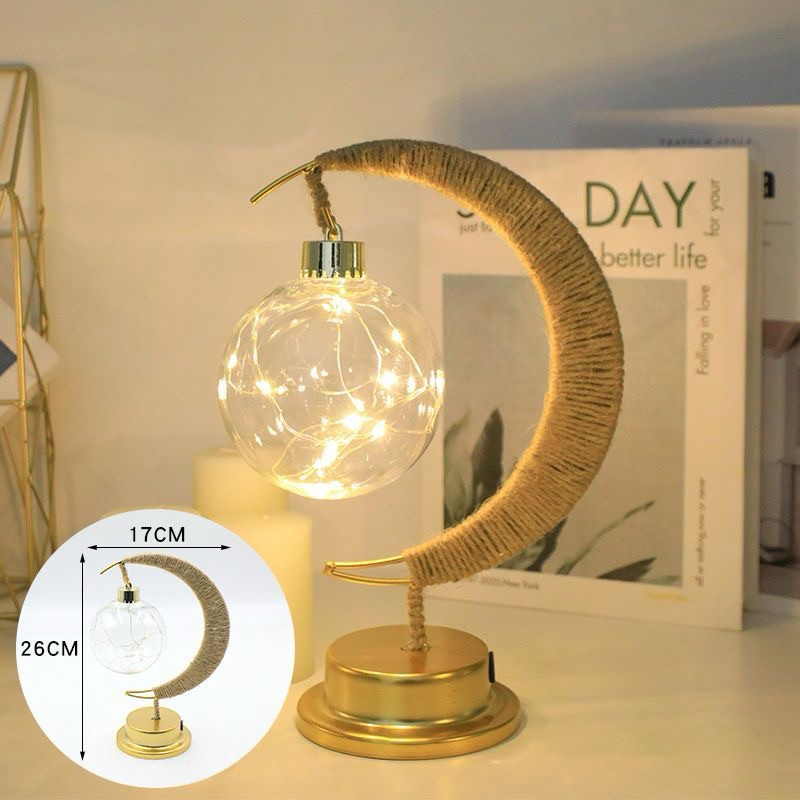 Đèn ngủ mặt trăng kèm đèn các loại, decor cực đẹp