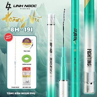 Combo Cần Câu Đài Handing Hoàng Vũ 8H Bản Nâng Cấp Chuyên Săn Hàng Chất Lượng Tốt