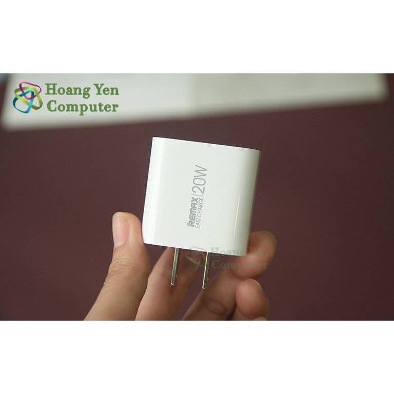 Cốc Sạc Nhanh PD 20W Remax RP-U133 1 Cổng Sạc Type C - BH 12 Tháng Chính Hãng - Hoàng Yến Computer