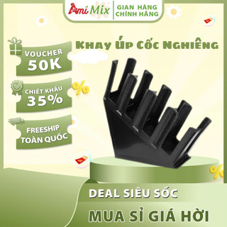 Khay Úp Cốc Nghiêng Nhựa Takeaway – Thoát Nước Nhanh, Giữ Cốc Sạch Khô