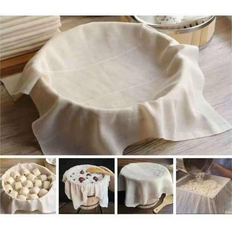 SET 5 TẤM VẢI LỌC ĐỒ XÔI, HẤP BÁNH SIÊU TO TIỆN DỤNG -SIZE 60X60CM