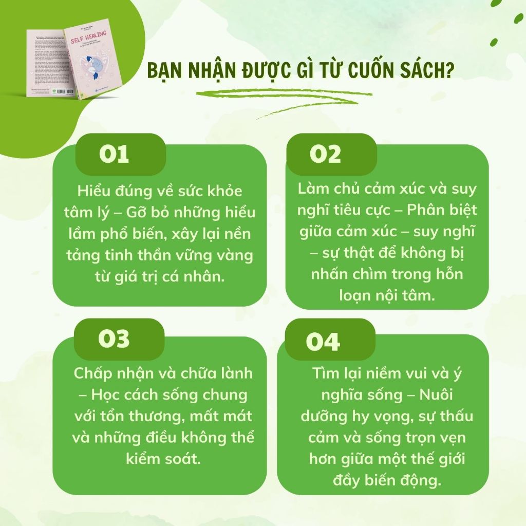 Ảnh Sách Self Healing - Chữa Lành Bản Thân Trong Thế Giới Đầy Tổn Thương -  YMATE Books 2