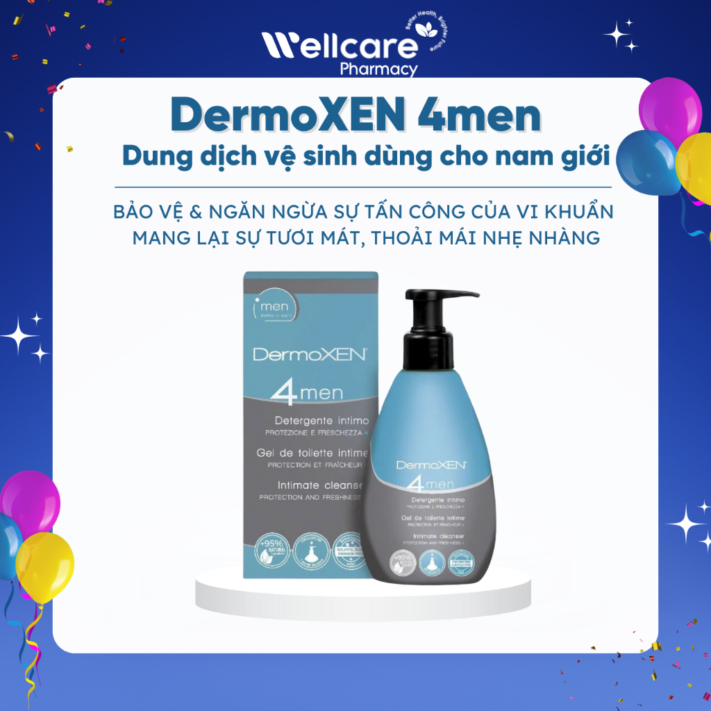 [CHÍNH HÃNG] DDVS Cho Nam 4Men 125ml: Dung dịch vệ sinh Chuyên cho Nam ...